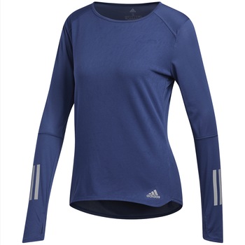 Bluza adidas Performance Response Long Sleeve Tee, Albastru, XS Bluza adidas Performance Response Long Sleeve Tee, Albastru, XS