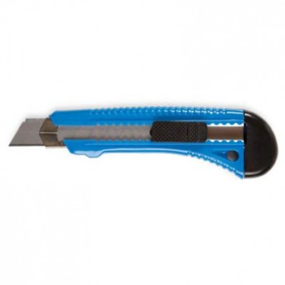 Cutter FORPUS, 18 mm, Sina Metalica si Sistem Autoblocare, Culoare Albastra