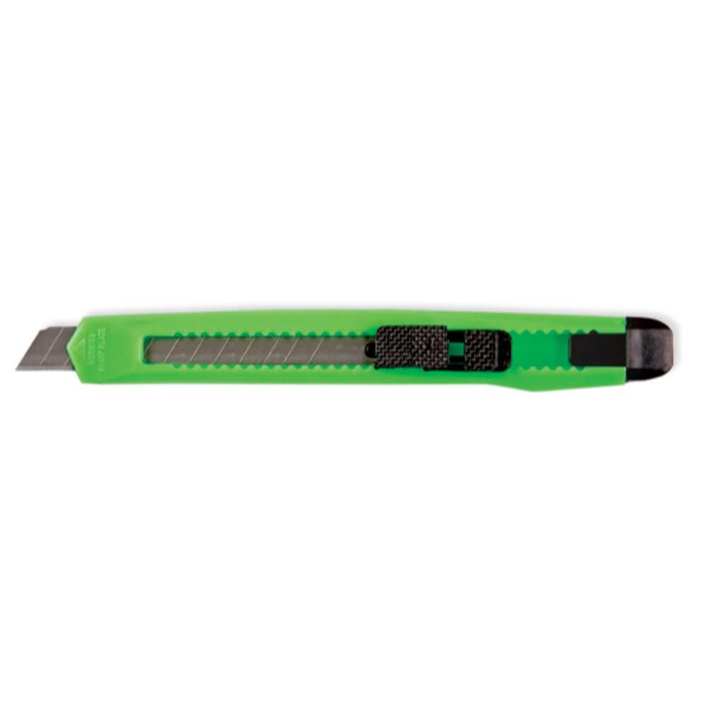 Cutter FORPUS, 9 mm, Sina Metalica si Sistem Autoblocare, Culoare Verde