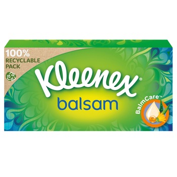 Servetele uscate Kleenex Balsam, 72 buc Servetele uscate Kleenex Balsam, 72 buc