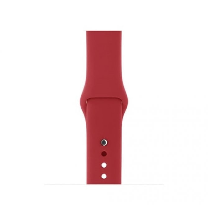 Curea din silicon pentru Apple Watch, compatibil cu dimensiunea 42/44 mm, Rosu Sangria, BBL1790