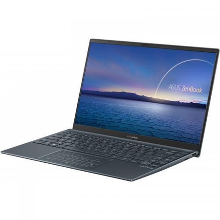 Laptop ultraportabil ASUS ZenBook 14 UM425IA cu procesor AMD Ryzen 5 4500U pana la 4.00, 14", Full HD, 8GB, 512GB SSD, AMD Radeon Graphics, Windows 10 Pro, Pine Grey