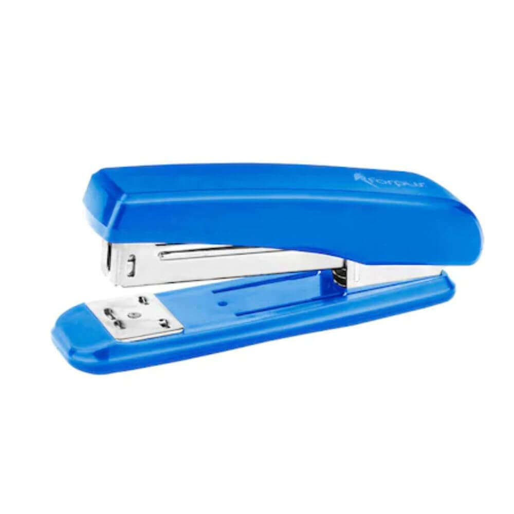 Capsator Metalic FORPUS, 25 Coli, cu Capse 24/6, 26/6, Albastru