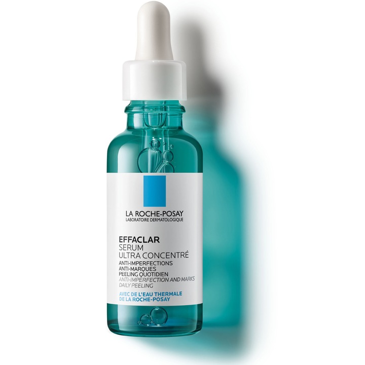 Ser ultra concentrat cu efect anti-imperfectiuni si anti-semne pentru ten adult cu tendinta acneica La Roche-Posay Effaclar, 30ml