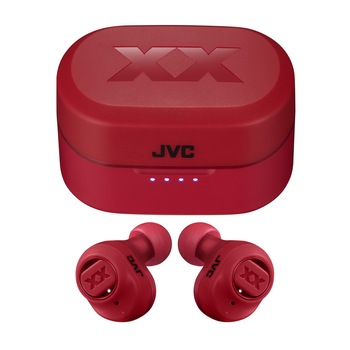 Casti Audio In Ear JVC HA-XC50T-R-U, True Wireless, Bluetooth, Microfon, Autonomie 14 ore, Rosu Casti Audio In Ear JVC HA-XC50T-R-U, True Wireless, Bluetooth, Microfon, Autonomie 14 ore, Rosu