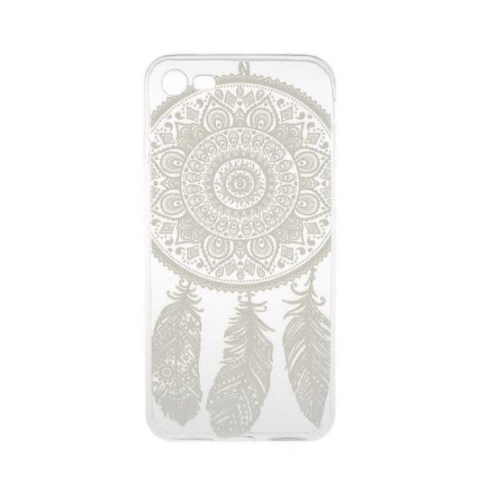 Husa de protectie Soho pentru iPhone 7, Transparent cu model tribal