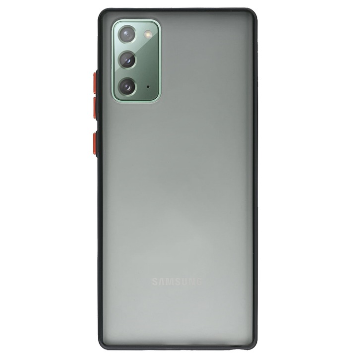 Huzat Samsung Galaxy Note 20 telefonhoz, SILKASE, műanyag, átlátszó matt