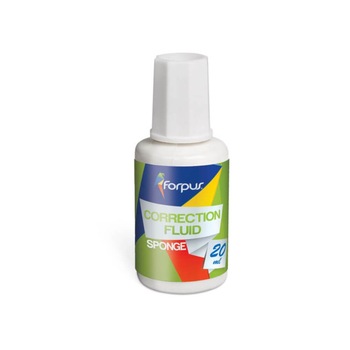 Corector Fluid FORPUS Tip Burete, 20 ml, Culoare Alba Corector Fluid FORPUS Tip Burete, 20 ml, Culoare Alba