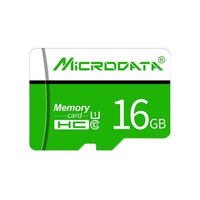 card memorie microsd 16gb microdata transmisie rapida clasa 10 uhs u1 rata transfer 48 mbs adaptor inclus verde imagen 4_0_
0