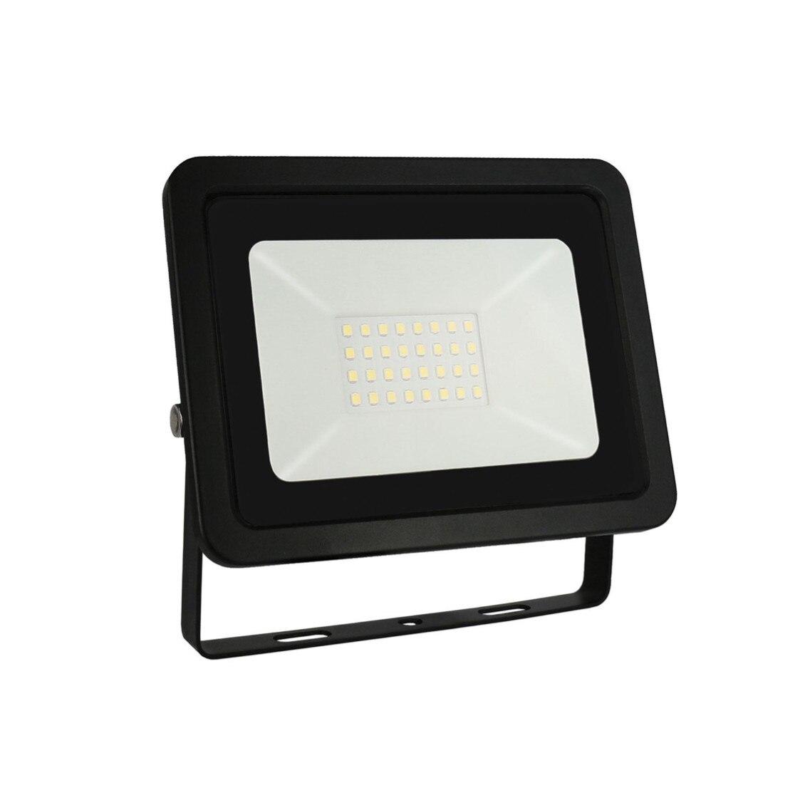 Proiector led 30 w , 2700lm ,lumina rece ( 6000 k ), ip 65 , clasa A++,carcasa aluminiu neagra