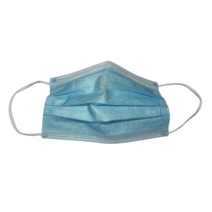 Cutie 50 masti igienice, BFE >95%, 3 straturi,3 pliuri, tija metalica, made in Romania