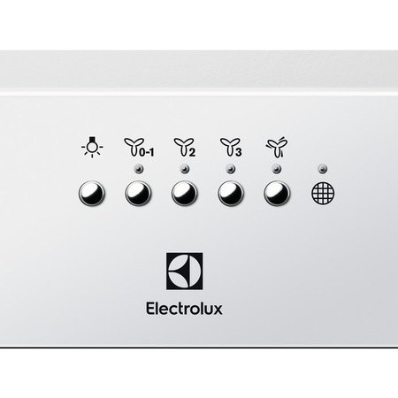 Hota incorporabila Electrolux LFG716W, Putere de absorbtie 700 mc/h, Conectivitate plita, Iluminare LED, Clasa A, 54 cm, Alb