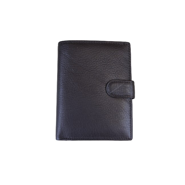 Portofel barbatesc din piele naturala, Hassion, 228 Dark Brown
