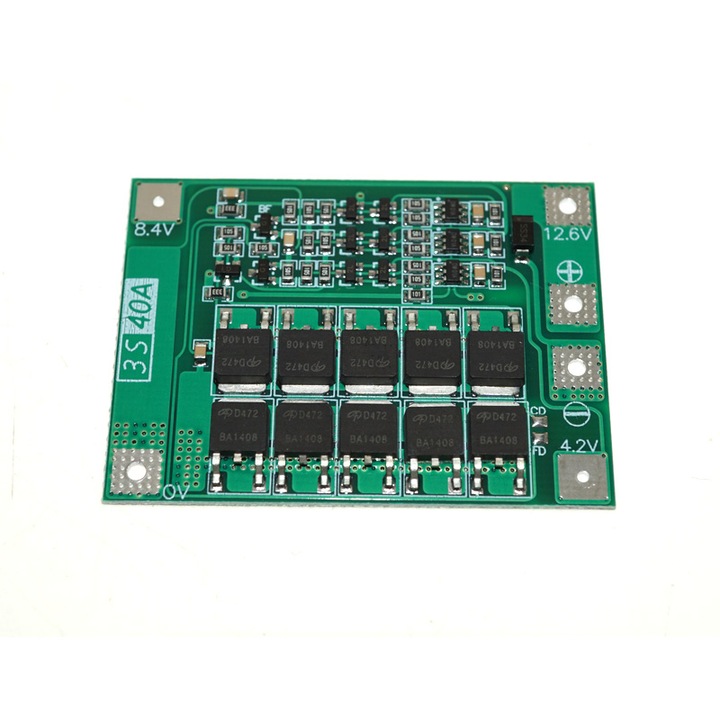Модул за защита BMS OKY3399-4, За 3 Li-Ion батерии 18650 3S 40A