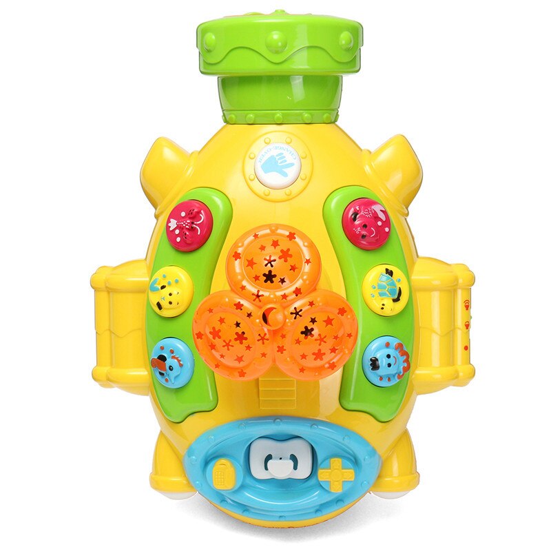 Lampa de veghe, submarin muzical, proiector stele si luna, multicolor