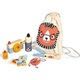 Set de joaca din lemn Tender Leaf Toys - Kitul exploratorului din Safari, 10 piese
