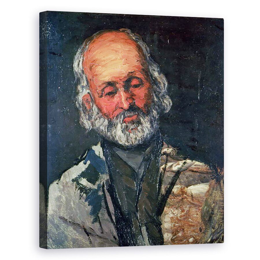 Tablou canvas - Paul Cezanne - capul unui batran I, 40 x 50 cm