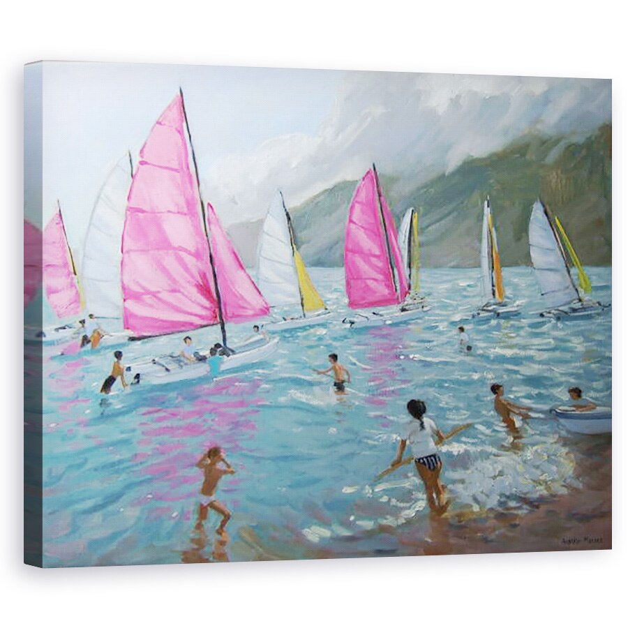 Tablou canvas - Andrew Macara - Panze roz si alb, Lefkas,2007, 40 x 50 cm