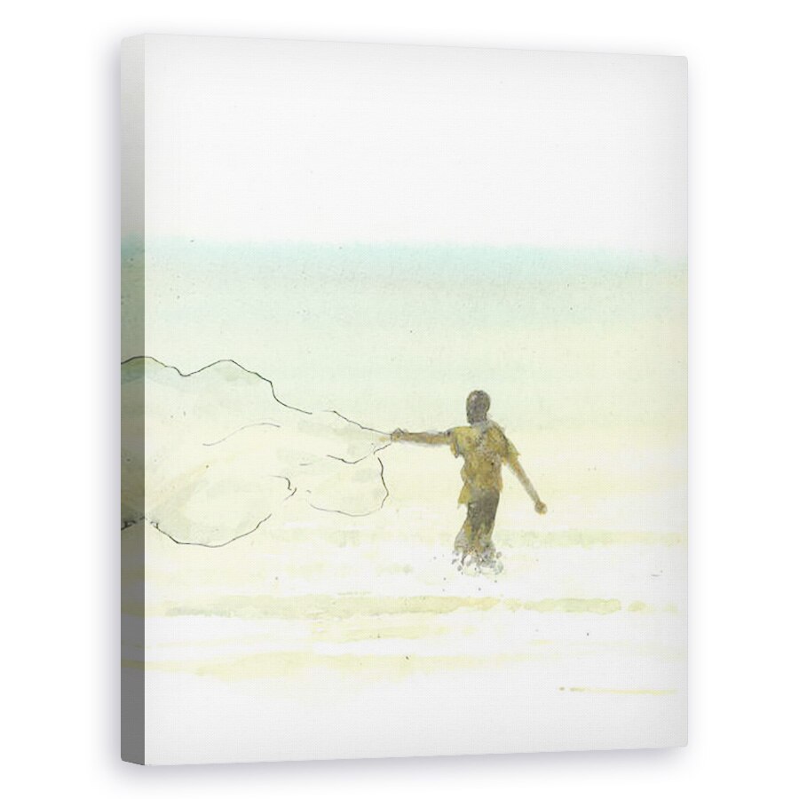 Tablou canvas - Lincoln Seligman - Singuratic Fisherman 6, 40 x 50 cm