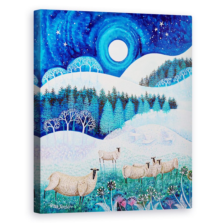 Tablou canvas - Lisa Graa Jensen - Oi geroase, 2020, 40 x 50 cm