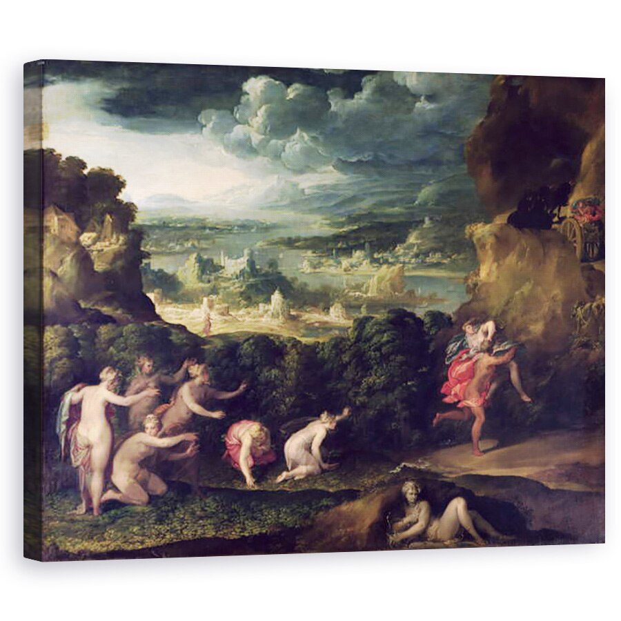 Tablou canvas - Nicolo dell' Abate - Rapirea Proserpinei , 40 x 50 cm