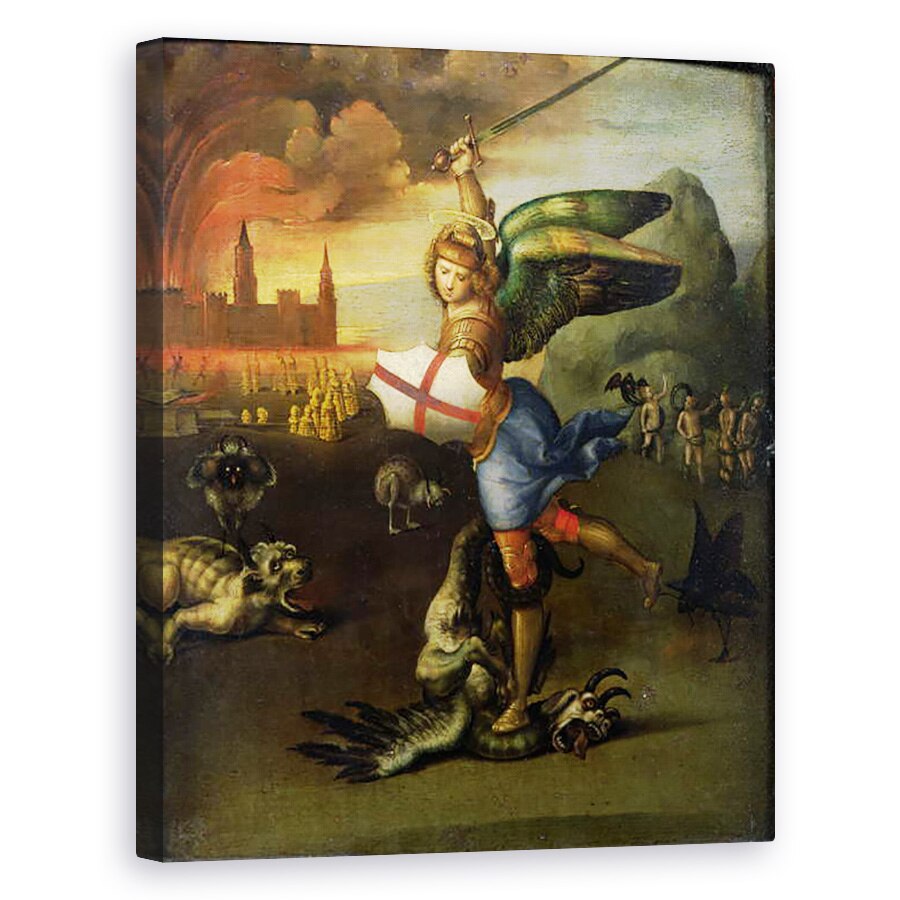 Tablou canvas - Raphael - St. Michael, 40 x 50 cm