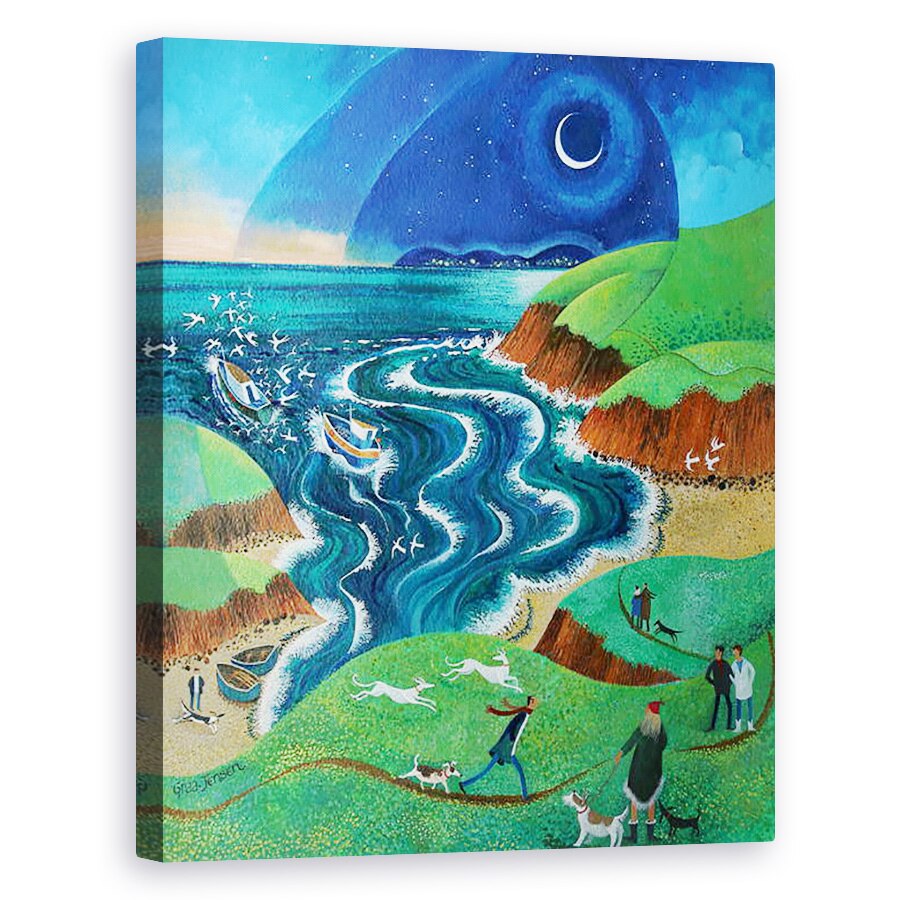 Tablou canvas - Lisa Graa Jensen - Seara Briza Marii, 40 x 50 cm