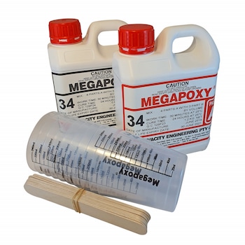 Rasina pentru incapsulari electrice Megapoxy 34, set 2kg Rasina pentru incapsulari electrice Megapoxy 34, set 2kg