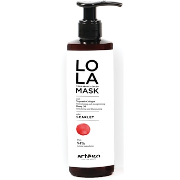 Masca de par nuantatoare Artego Lola Scarlet 200ml Masca de par nuantatoare Artego Lola Scarlet 200ml