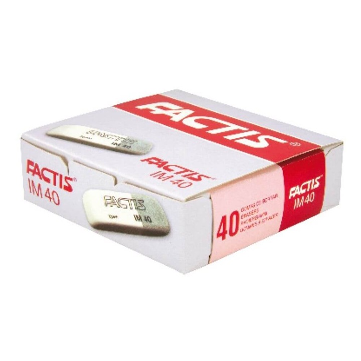 Set 48 Radiere FACTIS, Cauciuc Natural, Alb/Gri