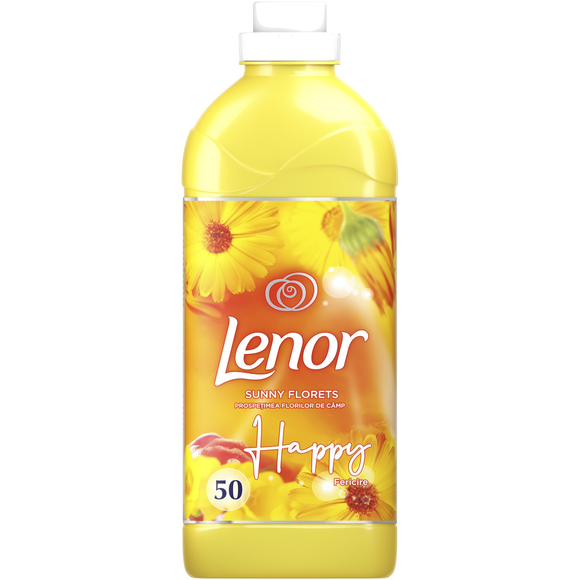 Balsam de rufe Lenor Sunny Florets 1.5 L, 50 spalari