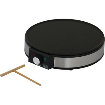 Aparat pentru preparat clatite Star-Light PMA-3012W, 1200W, Diametru plita 30cm, Temperatura ajustabila, Negru/Inox Aparat pentru preparat clatite Star-Light PMA-3012W, 1200W, Diametru plita 30cm, Temperatura ajustabila, Negru/Inox