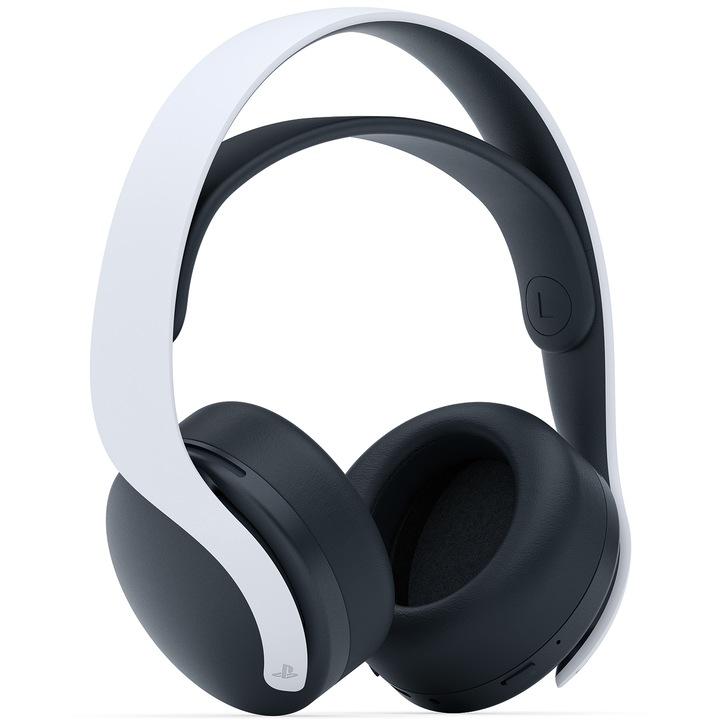 Слушалки Gaming Sony PULSE 3D, Безжични, Бял/Черен