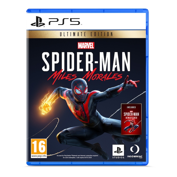 Marvel’s Spider-Man: Ultimate Edition játékszoftver, PlayStation 5