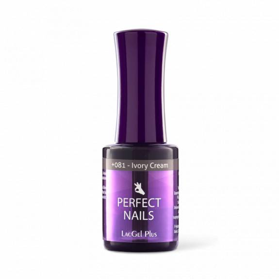Lac de unghii Gel Lac Plus Nr.81Ivory Cream 8ml Perfect Nails
