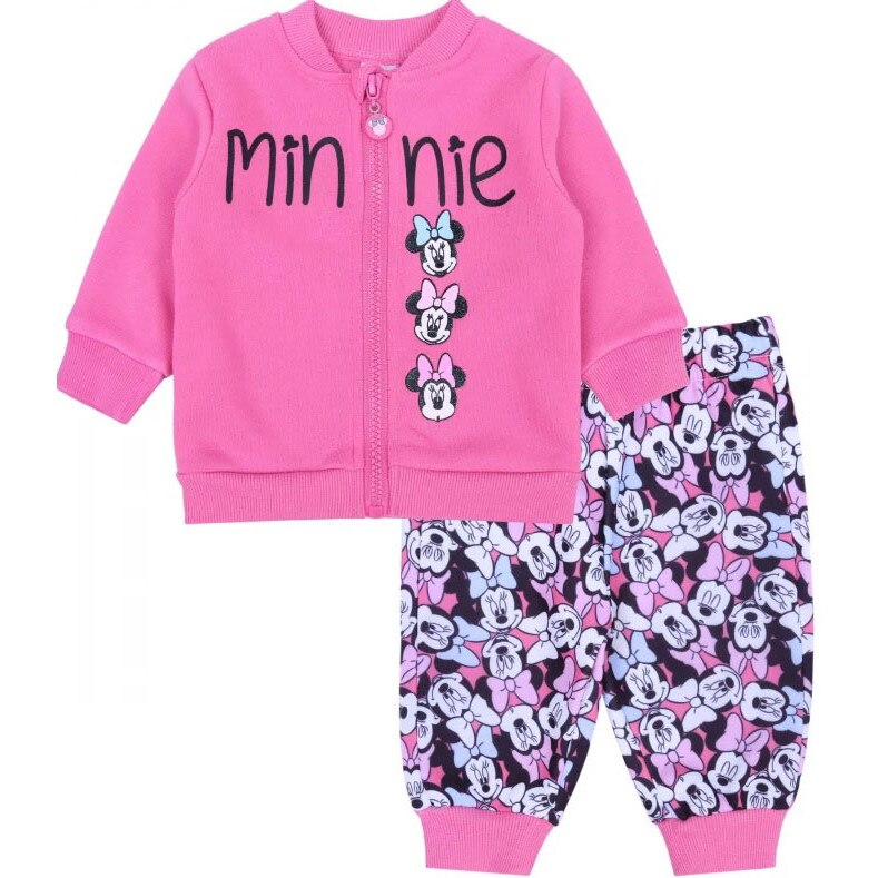 Trening bebe, Minnie cu fundita, roz