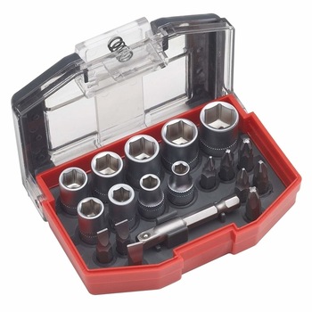 Trusa de biti si tubulare Meister MY3384300, 19 piese Trusa de biti si tubulare Meister MY3384300, 19 piese