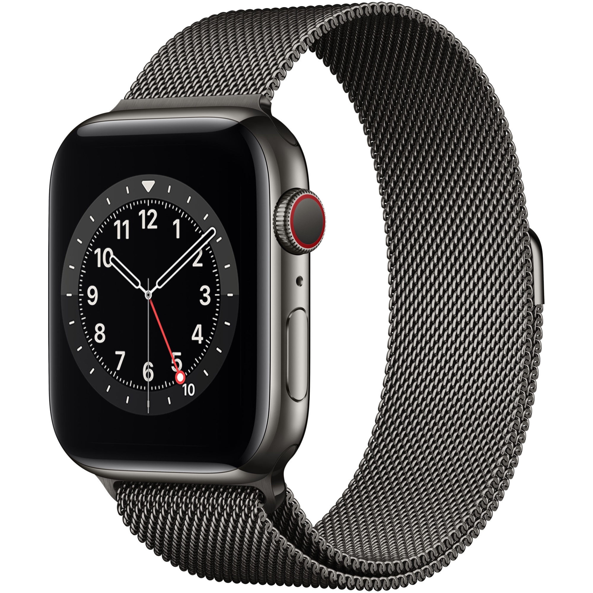 Apple Watch 6, GPS, Cellular, Carcasa Graphite Stainless Steel 44mm