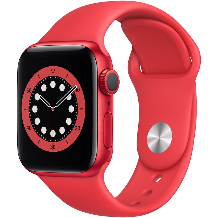 Смарт часовник Apple Watch 6, 40 mm,Cell, Aluminum Case, Red