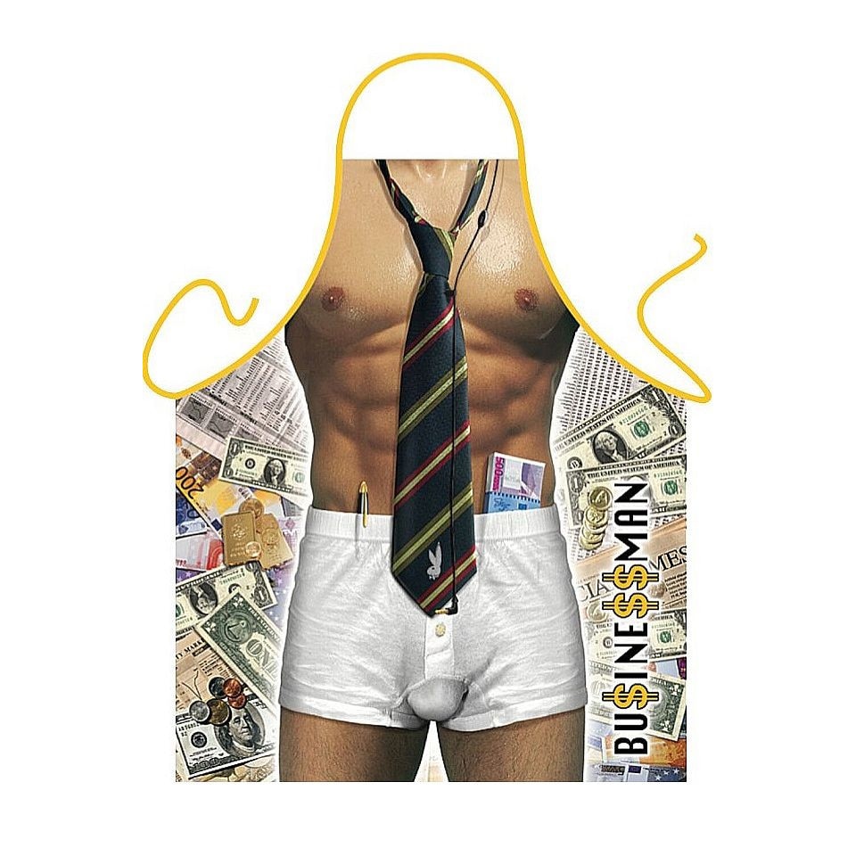 Sort amuzant cu imprimeu Businessman - Apron