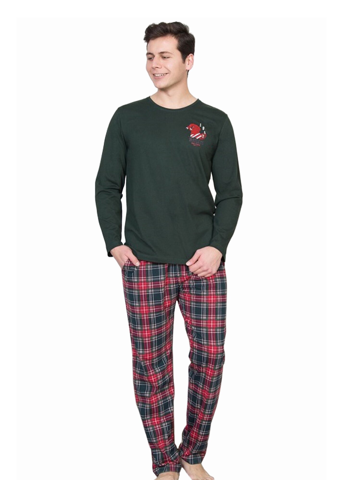 Pijama barbati Gazzaz by Vienetta, model Fusion , indigo