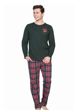 Pijama barbati Gazzaz by Vienetta, model Fusion , indigo Pijama barbati Gazzaz by Vienetta, model Fusion , indigo