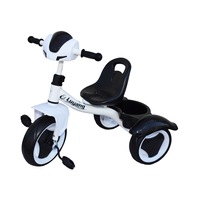 tricicleta cu pedale sunete si lumini scaun ergonomic alba imagen 2_0_
0