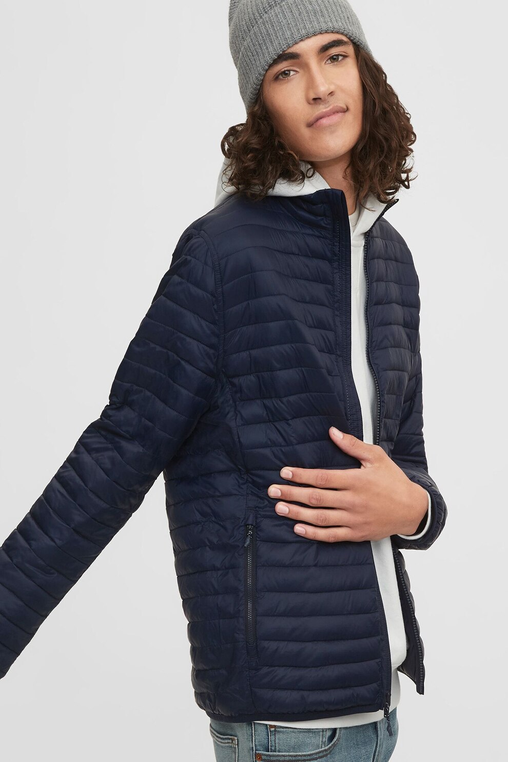 GAP, Jacheta cu aspect matlasat, Bleumarin, S