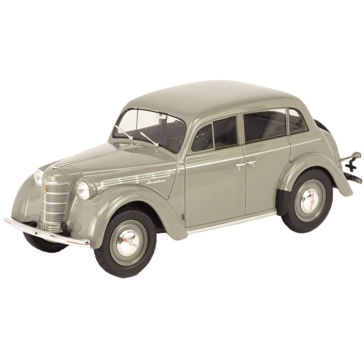 Modell autó Moskvics 400 (1946), 1:18, I-skála, szürke