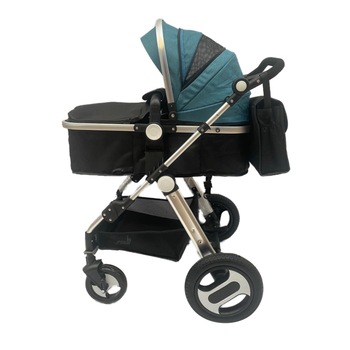 Carucior 2 in 1 reversibil, transformabil landou-sport, 808 Verde / Negru - Krista® Carucior 2 in 1 reversibil, transformabil landou-sport, 808 Verde / Negru - Krista®
