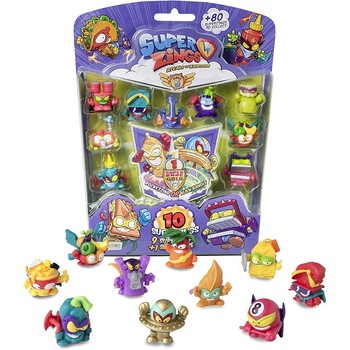 Set cu 10 figurine Super zings seria 5,una de aur Set cu 10 figurine Super zings seria 5,una de aur