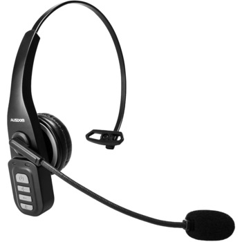 Casca Bluetooth 5.0 multipoint cu microfon, pentru Call Center, Skype VOIP, ZOOM, MEET, TEAM, autonomie pana la 22 ore, negru Casca Bluetooth 5.0 multipoint cu microfon, pentru Call Center, Skype VOIP, ZOOM, MEET, TEAM, autonomie pana la 22 ore, negru