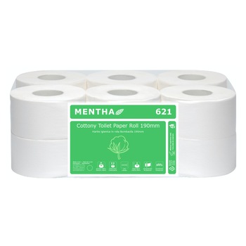 Hartie igienica 2 straturi 12 role/set Jumbo, Mentha Hartie igienica 2 straturi 12 role/set Jumbo, Mentha