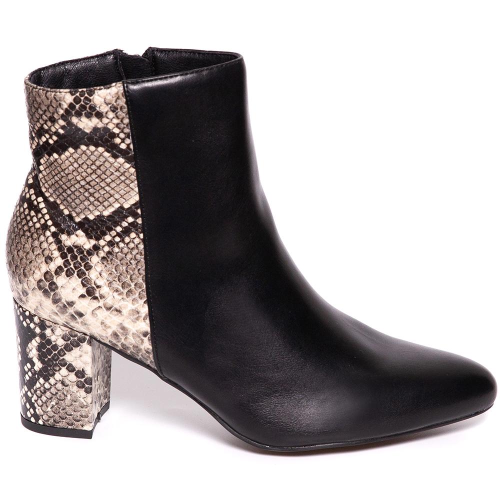 Botine dama Liame, Negru, Negru